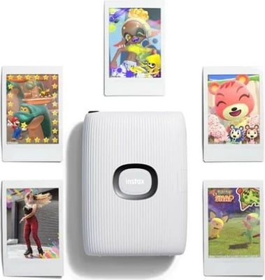 Printer foto Fujifilm Instax Mini Link 2 Special Edition Nintendo Splatoon 3, Bardhë, me etui