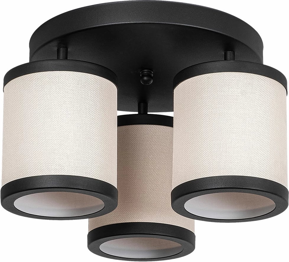 Llambë tavani moderne Opviq, Way - 11626, ngjyrë e zezë dhe e bardhë