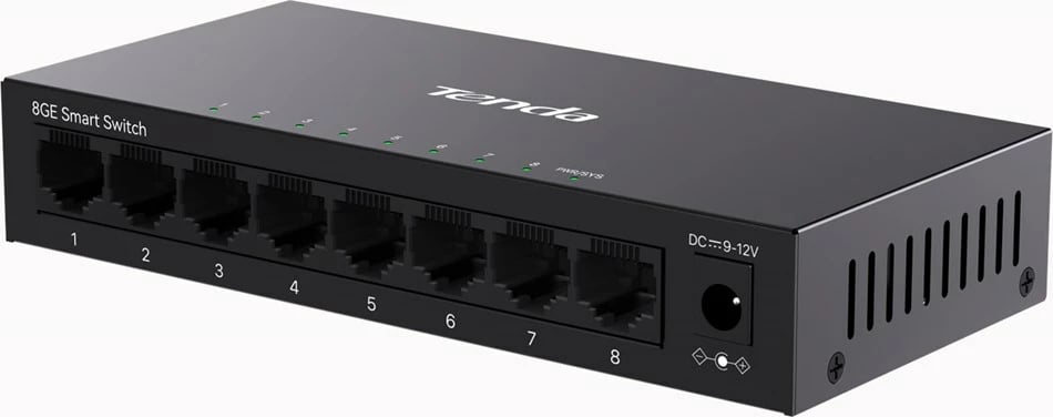 Switch Tenda TEG2208D 8GE Cloud, 8 porta, Metal, Zi