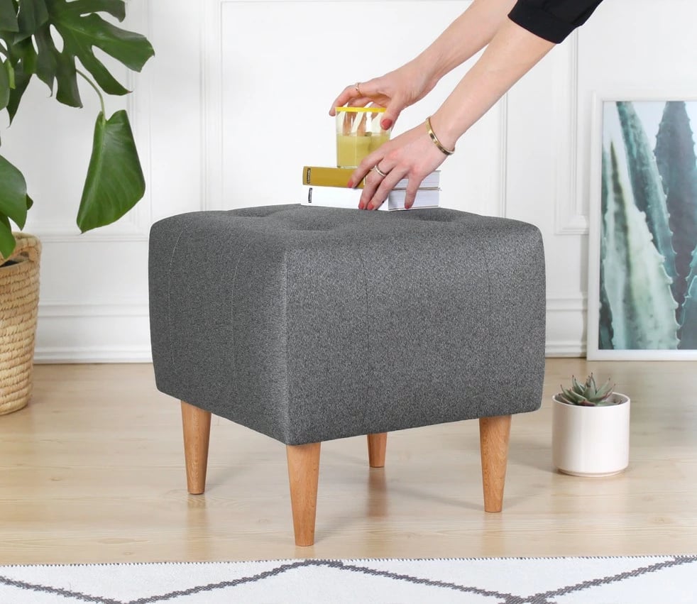 Puf Atelier del Sofa, Tomp, ngjyrë gri