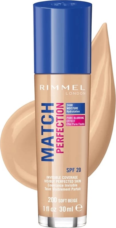 Rimmel Match Perfection Foundation 200 Soft Beige