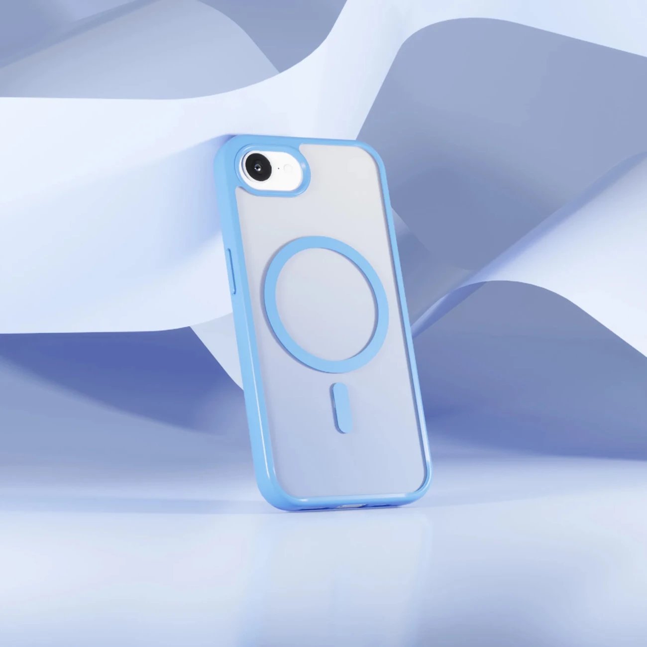 Mbështjellës Puro Gradient MagSafe për iPhone 16e, TPU, Blu