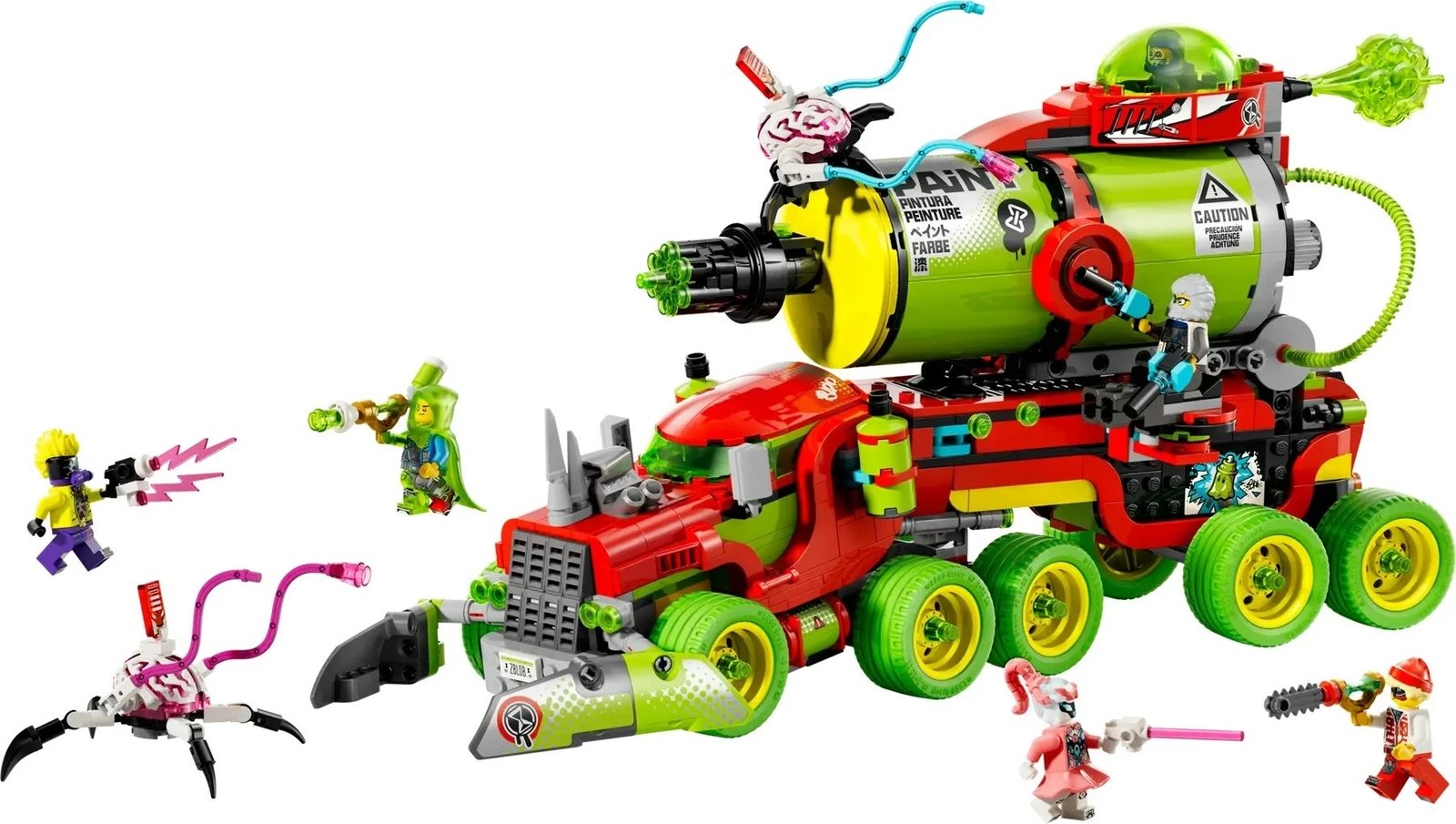 Set LEGO DREAMZZZ Mateo's Spray Paint Truck 71499, 5 minifigura, për fëmijë 9+