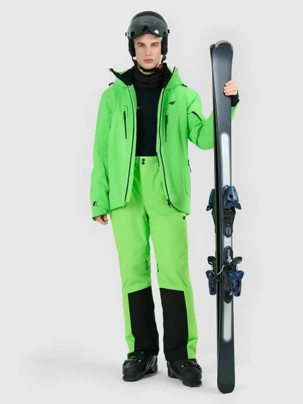 Pantallona skijimi për meshkuj 4f, të zeza