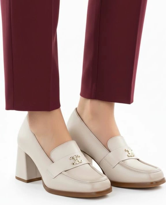 Mokasina me take Potocki për femra, bezhë