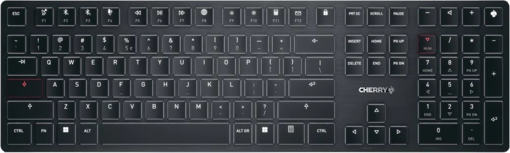 Tastierë wireless Cherry KW X ULP, EU-Layout, e zezë