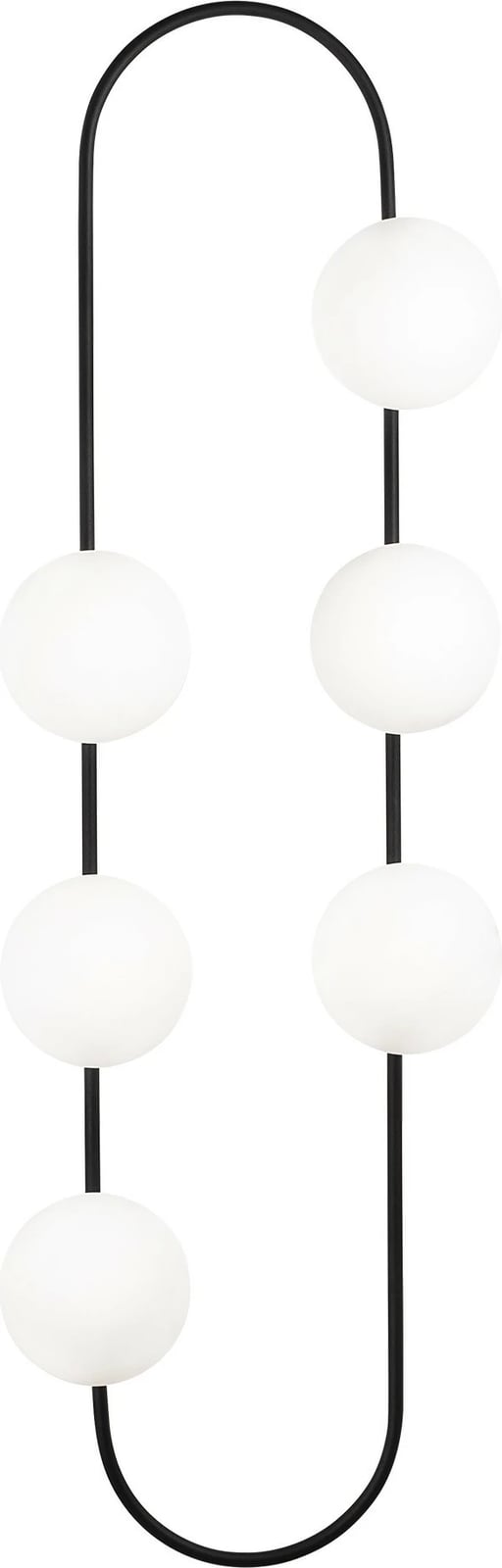 Llambë muri Opviq, Abaküs - 4921, e zezë-e bardhë, 40x33x124 cm