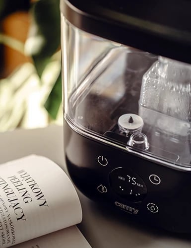 Lagështues ajri, Camry, CR 7973, 5.0L, ultrasonik, ekran LED, mbushje nga lart, i zi