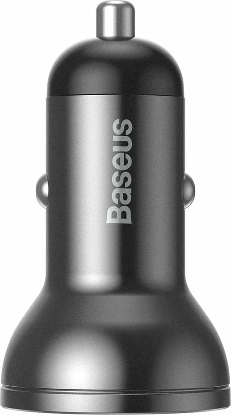Karikues veture Baseus TZCCBX-0G, 2x USB, 24W, me ekran LCD + kabllo 3-në-1 USB-C/micro USB/Lightning, 1.2m, zi Karikues veture Baseus TZCCBX-0G, 2x USB, 24W, me ekran LCD + kabllo 3-në-1 USB-C/micro USB/Lightning, 1.2m, zi