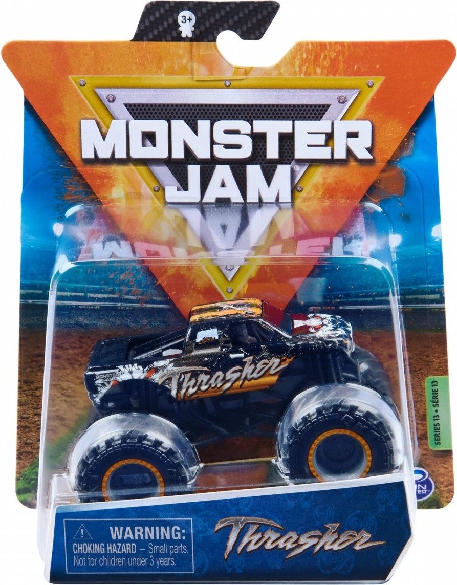 Lodër veturë Monster Jam Spin Master 1:64, metal dhe plastikë, ngjyra të përziera, 1 copë Lodër veturë Monster Jam Spin Master 1:64, metal dhe plastikë, ngjyra të përziera, 1 copë