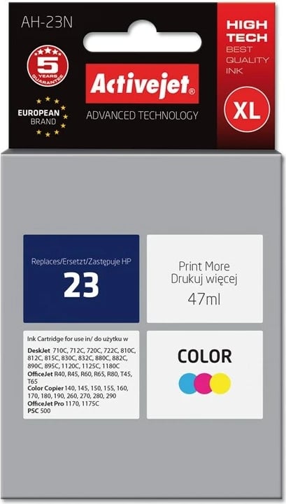 Ngjyrë zëvendësuese Activejet AH-23N për printer HP
