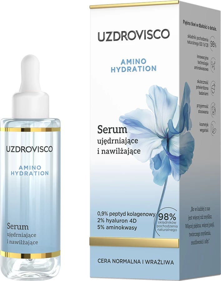 Serum për fytyrë për femra UZDROVISCO Amino Hydration Firming and Moisturizing, 30ml