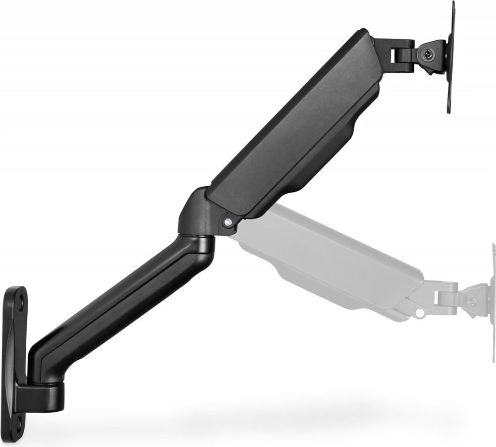 Mbajtës muri për monitor Digitus DA-90425, për 15-32", ngjyrë e zezë mat