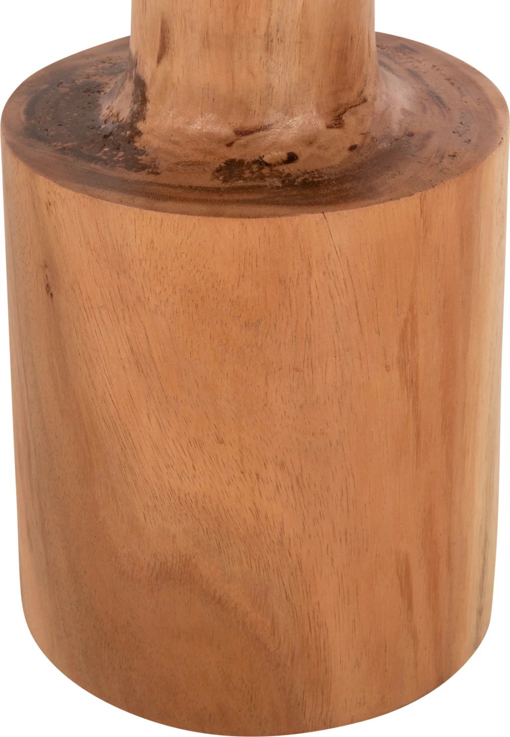 Tavolinë anësore BERMAL, dru SUAR, natyrale, Φ30x46H cm