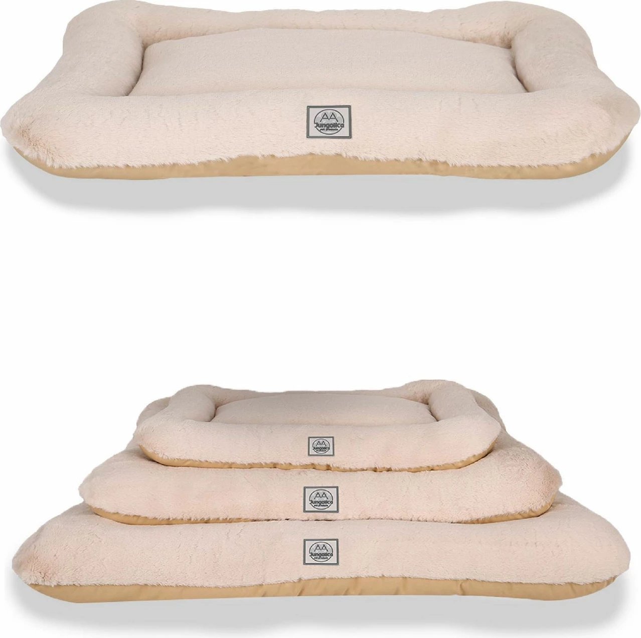 Shtrat për qen Sally, Paws & Whiskers, 95x115 cm, bezhë