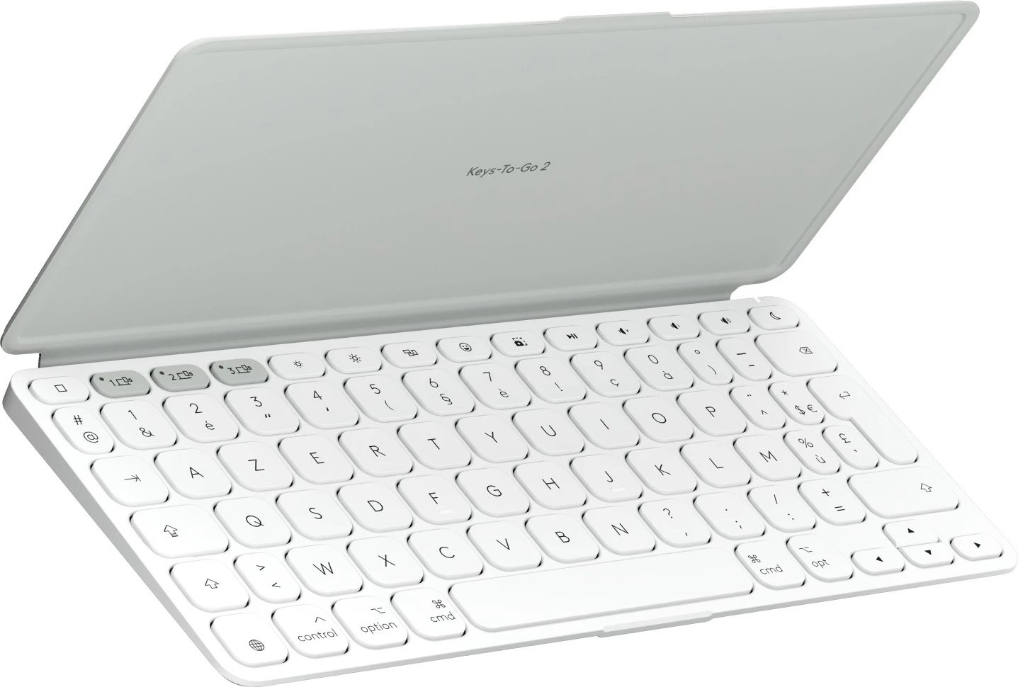 Tastierë mini Logitech Keys-To-Go 2, Bluetooth, AZERTY, e bardhë