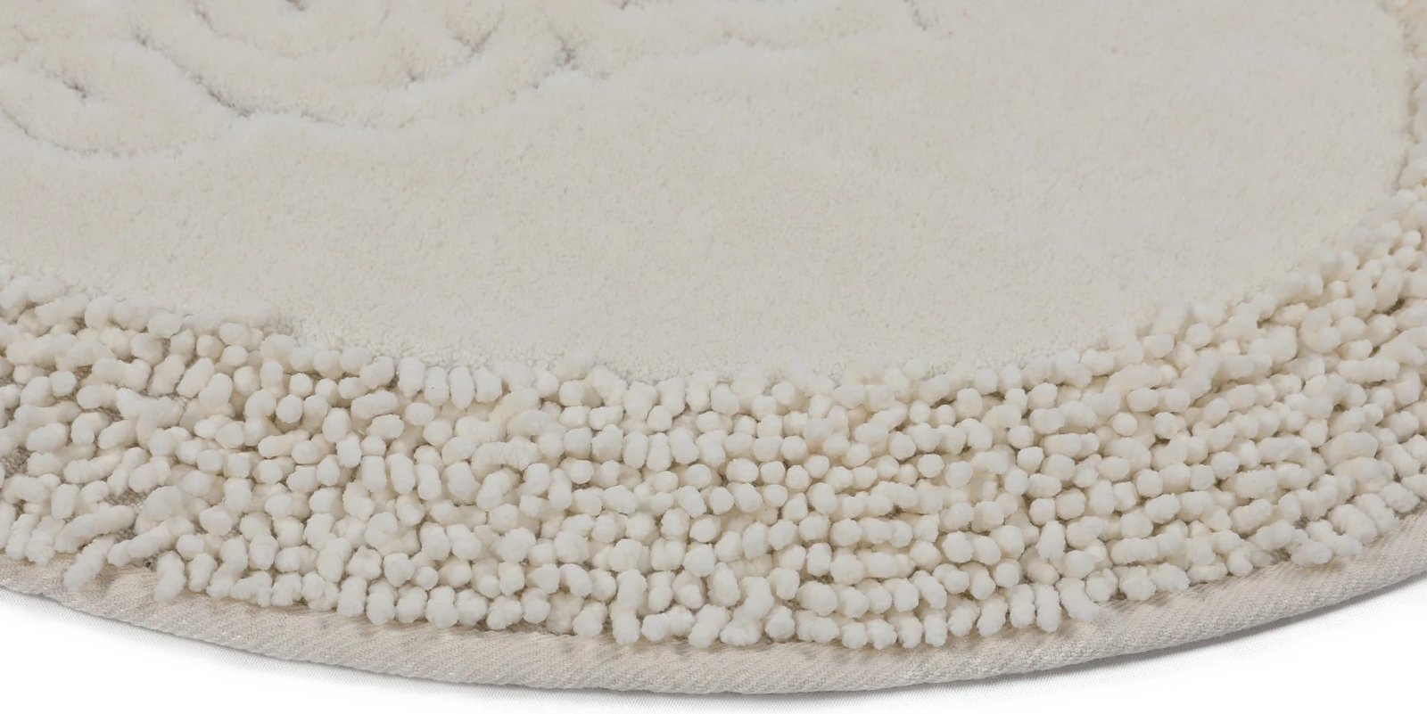 Set tapetash për banjo (2 copë), Mijölnir, Piante Oval, ecru