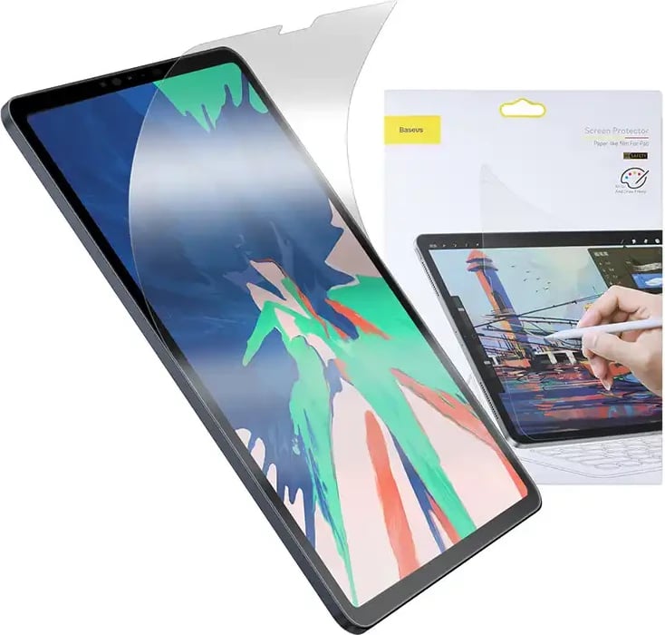 Folie mbrojtëse Baseus 0.15mm Paper-like për iPad Pro 11" 2018, mat transparente