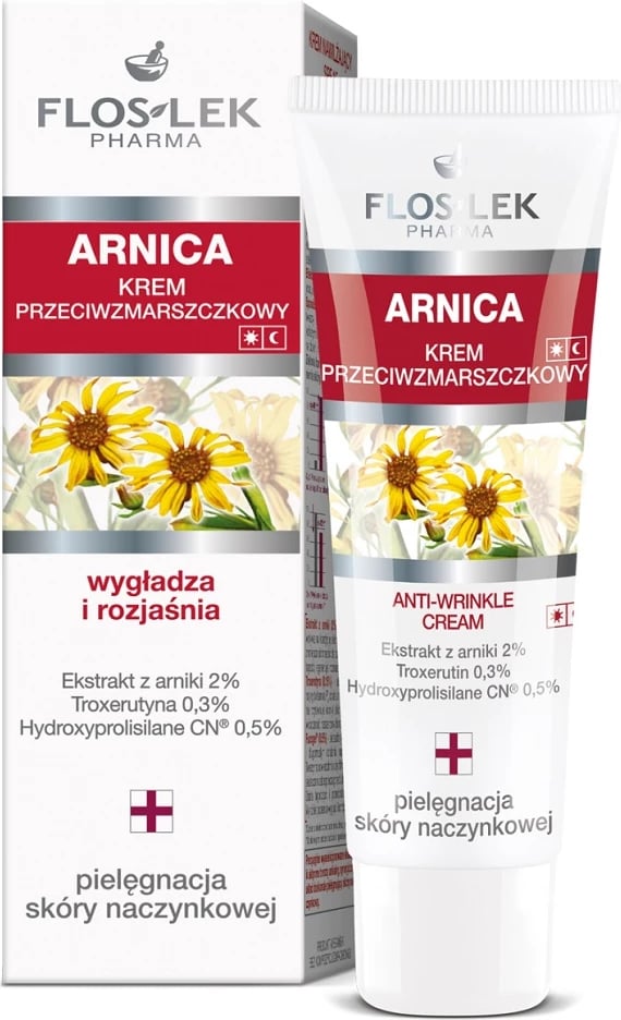 Krem anti-rrudhë për femra Floslek Arnica, 50ml