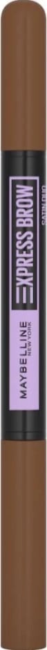 Laps për vetulla Express Brow Satin Duo Maybelline, no.02 Medium Brown, 0.71g