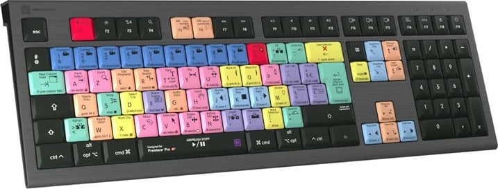Tastierë LogicKeyboard Astra 2 për Adobe Premiere Pro CC, Mac, FR