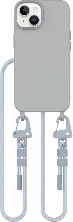 Mbështjellës Tech-Protect Magnecklace për iPhone 13/13 Pro, MagSafe, Gri me litar