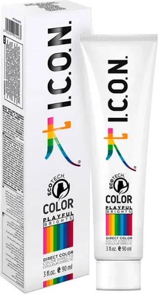 Ngjyrë për flokë ICON Playful Brights Direct Color Blazing Orange unisex 90ml portokalli