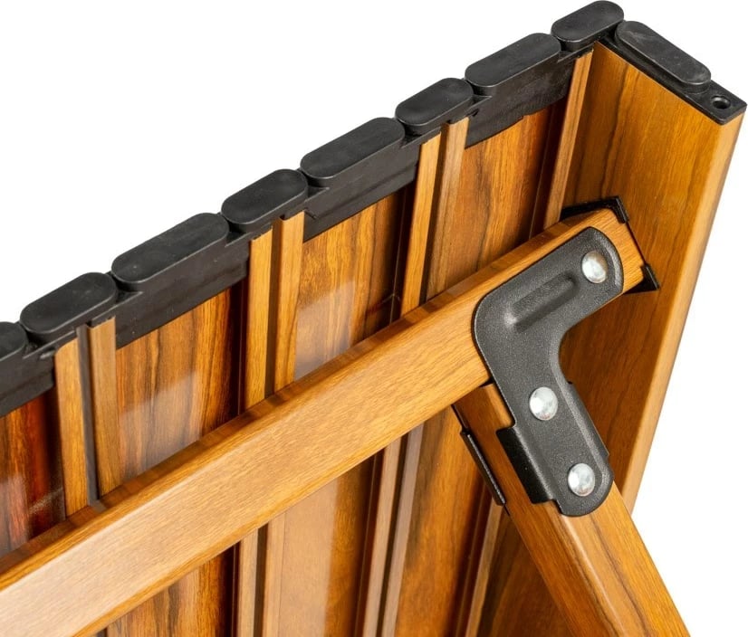 Tavolinë palosëse Mirpol DREVO 90, alumini, me çantë