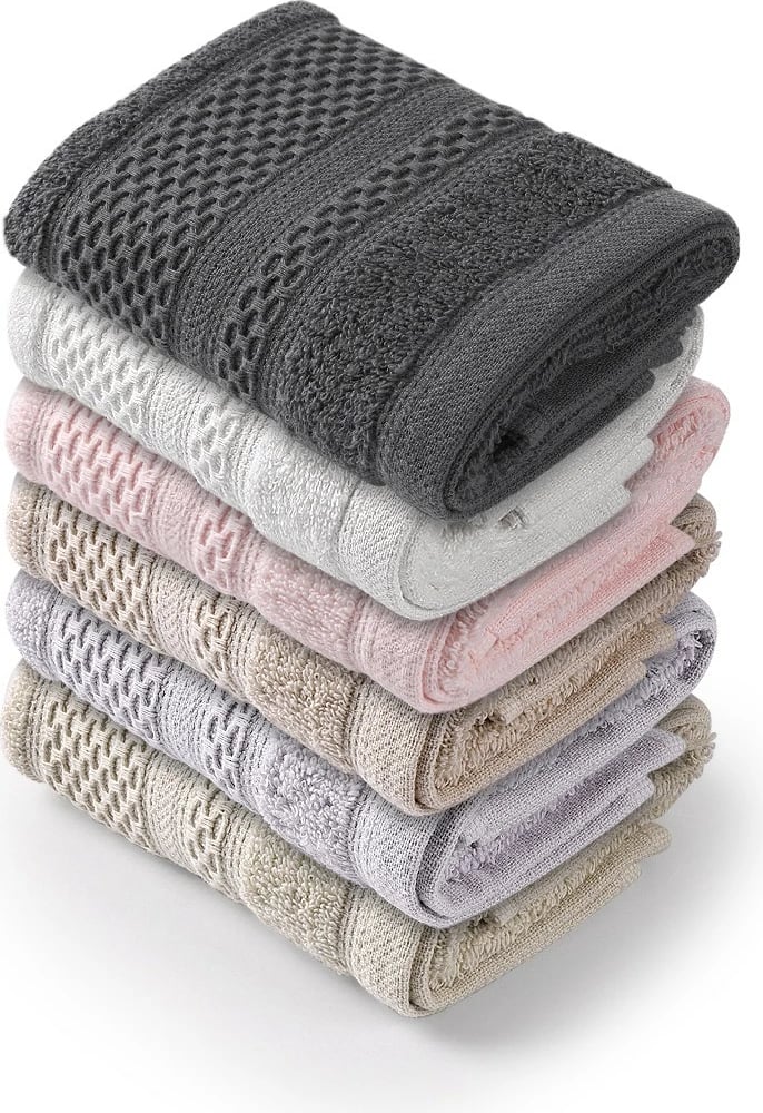 Set peshqirësh për larje (6 copë), Mijölnir, Piramit 2