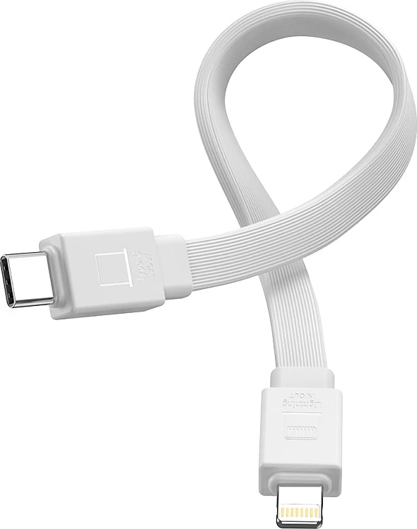 Powerbank Joyroom JR-PBM01, 10000mAh, 20W, me magnet, me këmbë, me kabllo Lightning-USB-C, Bardhë