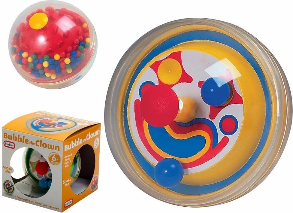 Lodër për fëmijë NEXT 31423, top rrotullues me mermerë, shumëngjyrësh