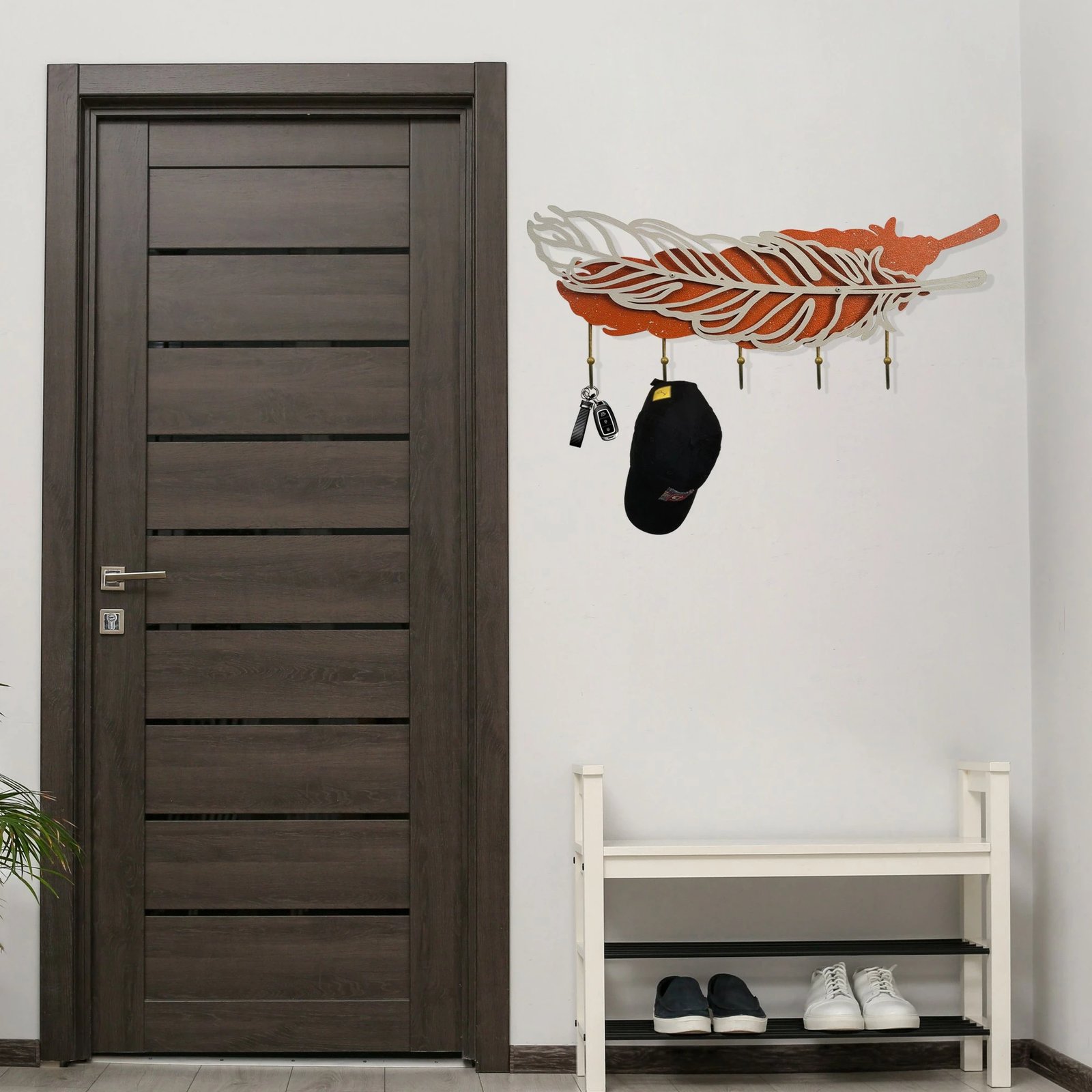 Varëse muri metalike Wallity, Irene, shumëngjyrëshe, 60x23.5cm