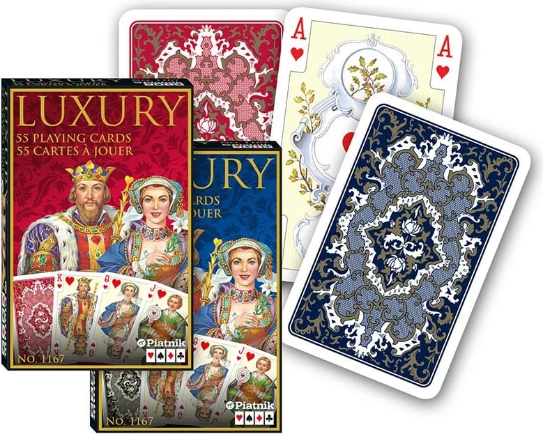 Letra loje Piatnik Luxury, 55 copë, plastifikuara, dizajn klasik