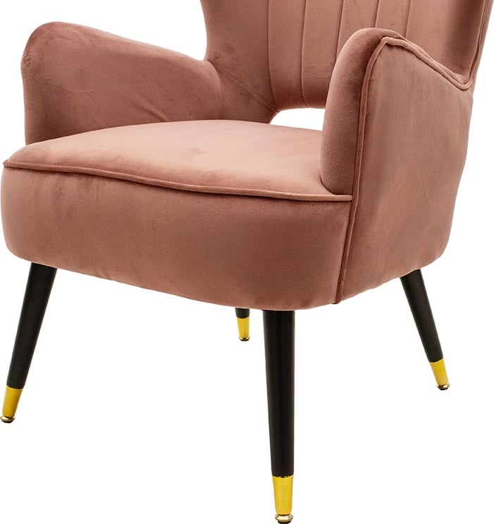 Karrige Lark, kadife mollë e kalbur, 65x74x90cm