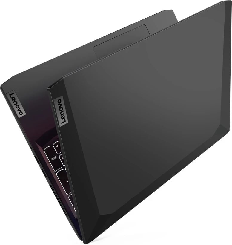 Laptop për lojëra Lenovo Ideapad 3-15, Ryzen 5 5500H, 15.6"-144Hz, 16GB RAM, 512GB PCIe + 960GB SSD, Win11Home, RTX2050, i zi
