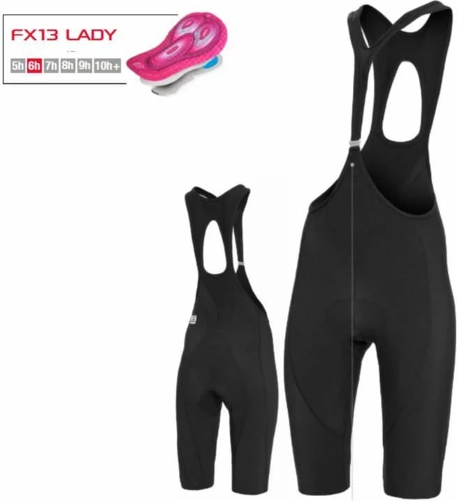 Shorce biçiklete për femra Biemme, të zeza