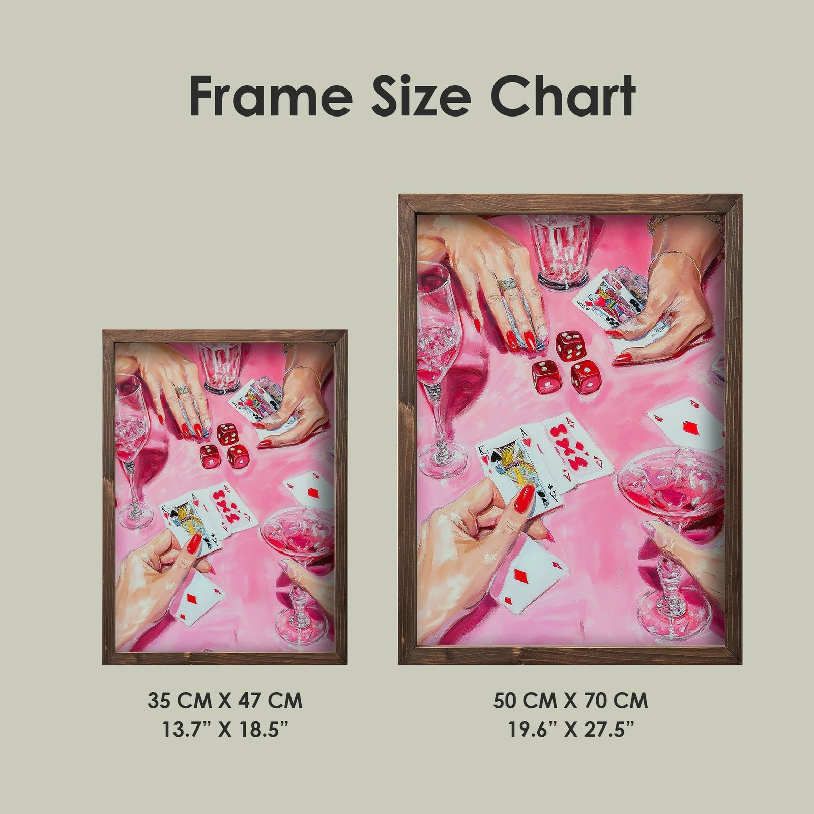 Pikturë dekorative me kornizë MDF, Wallity, TUN065-L