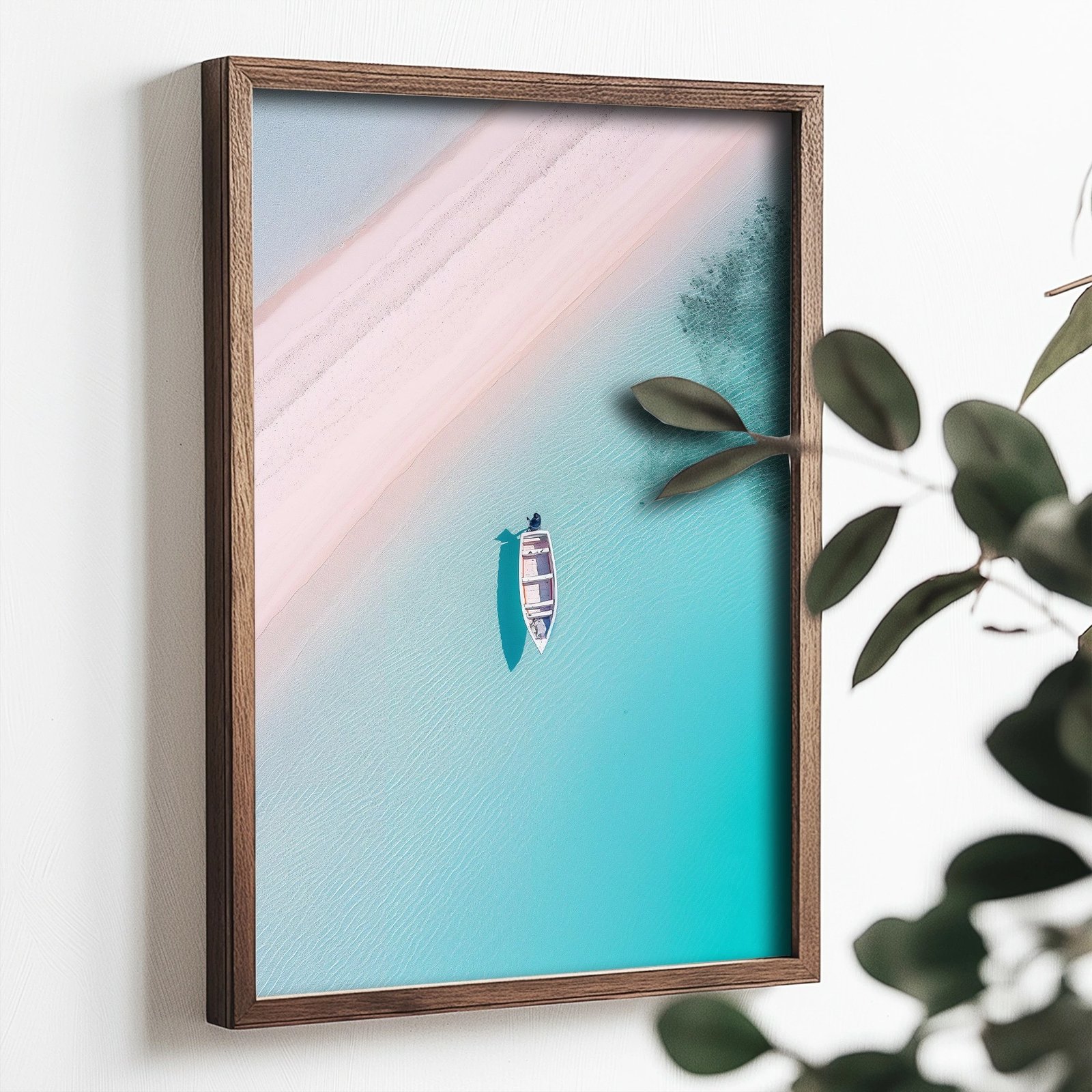 Pikturë dekorative me kornizë MDF, Wallity, TUN114-L, shumëngjyrëshe, 35x47x2 cm