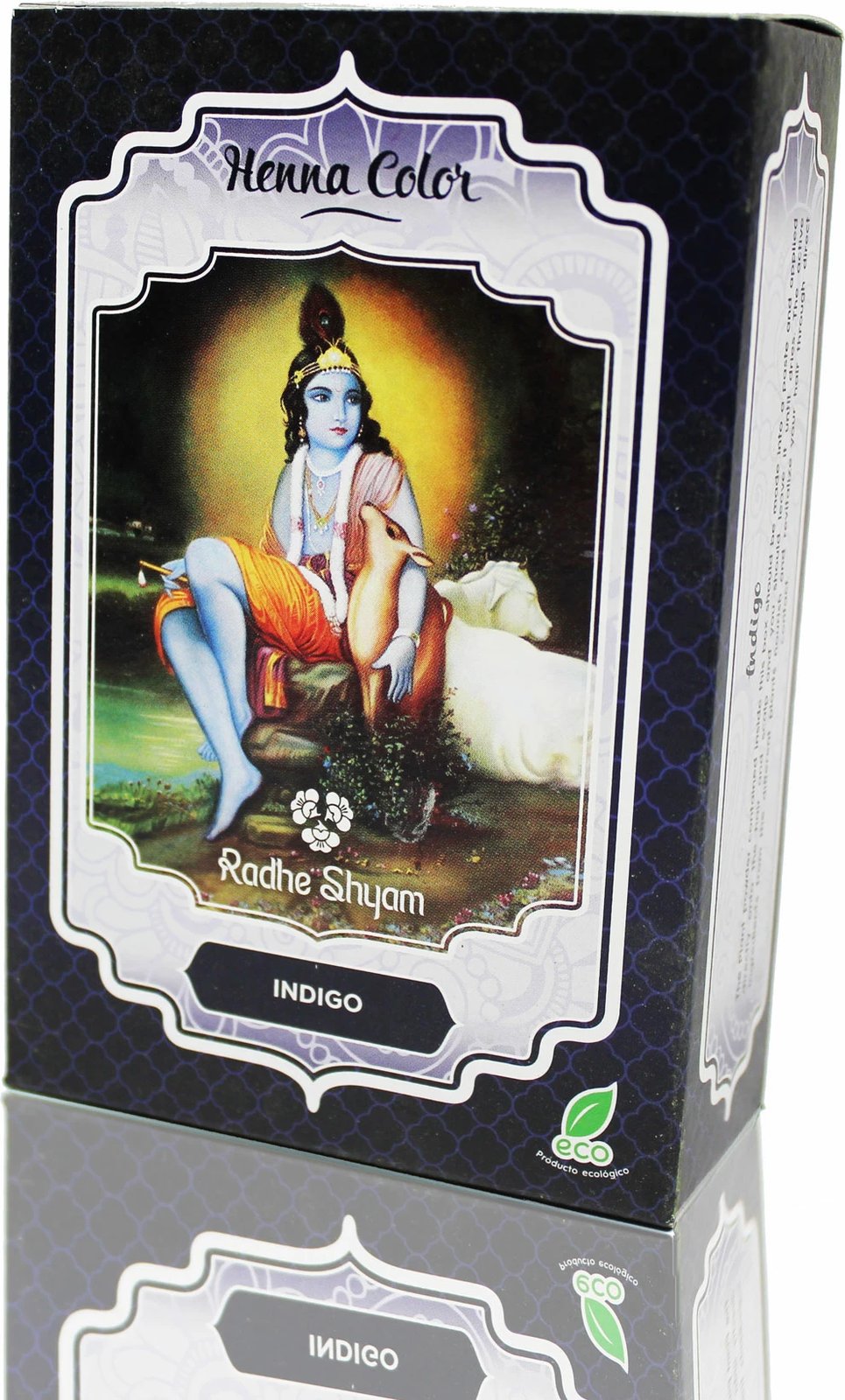 Pluhur për ngjyrosje flokësh RADHE Indigo, 100g