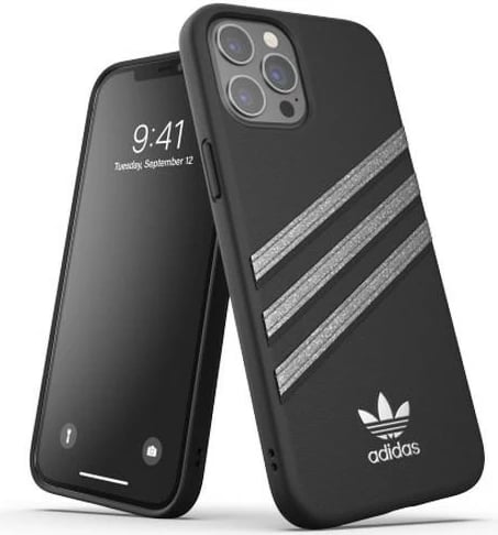 Mbështjellës Adidas OR Moulded Case për iPhone 12 Pro Max, i zi