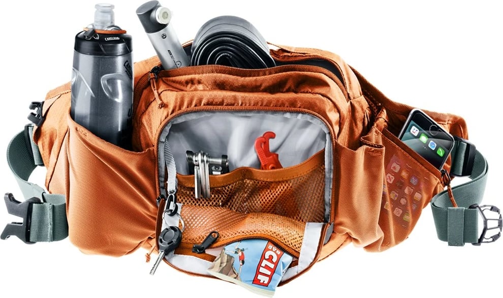 Çantë beli Deuter Pulse 5, 5 L, Portokalli Çantë beli Deuter Pulse 5, 5 L, Portokalli