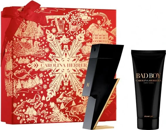 Eau de Toilette për meshkuj Carolina Herrera Bad Boy set, 100ml