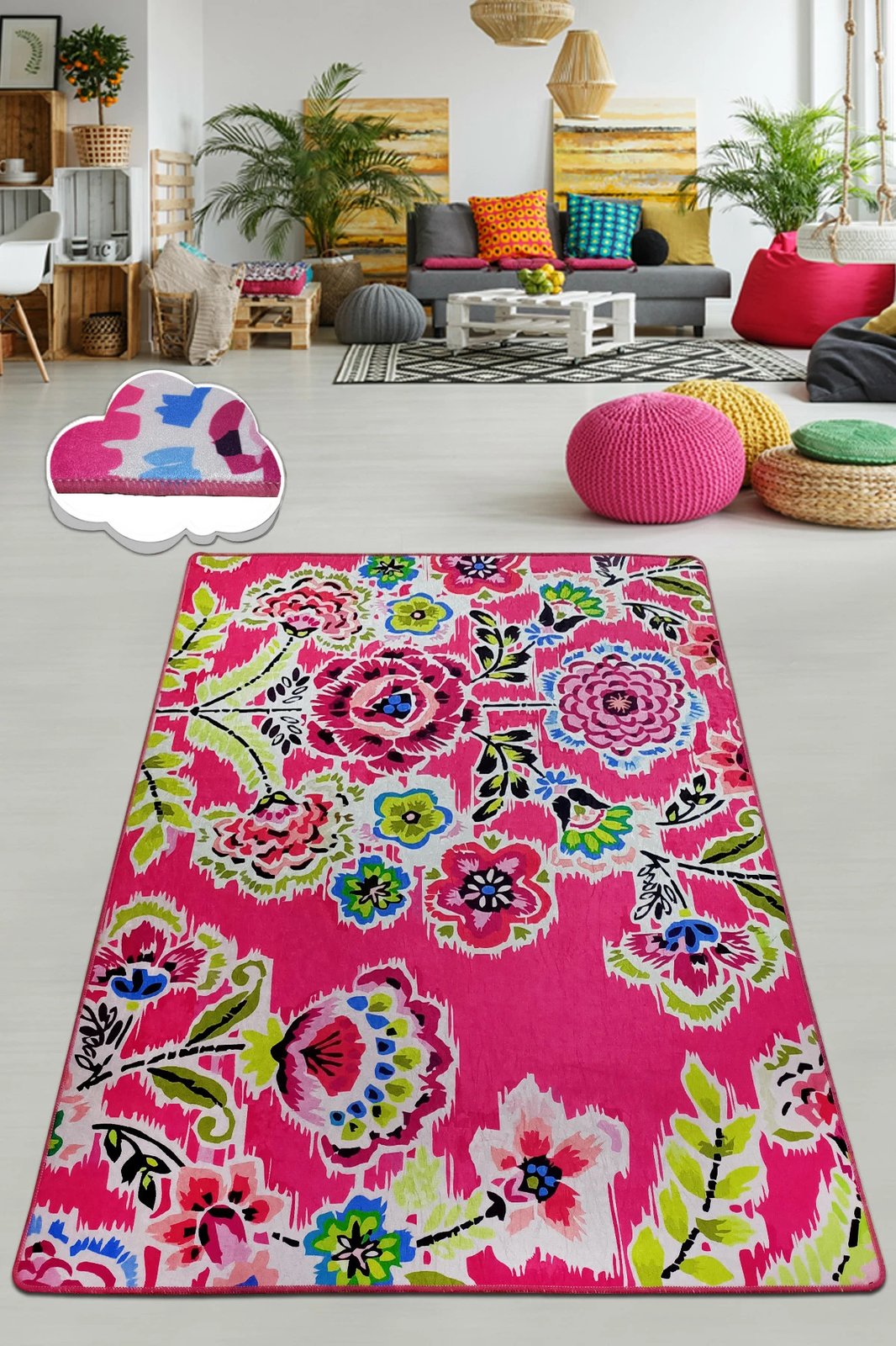 Qilim (80 x 140) Conceptum Hypnose, Bouquet Djt