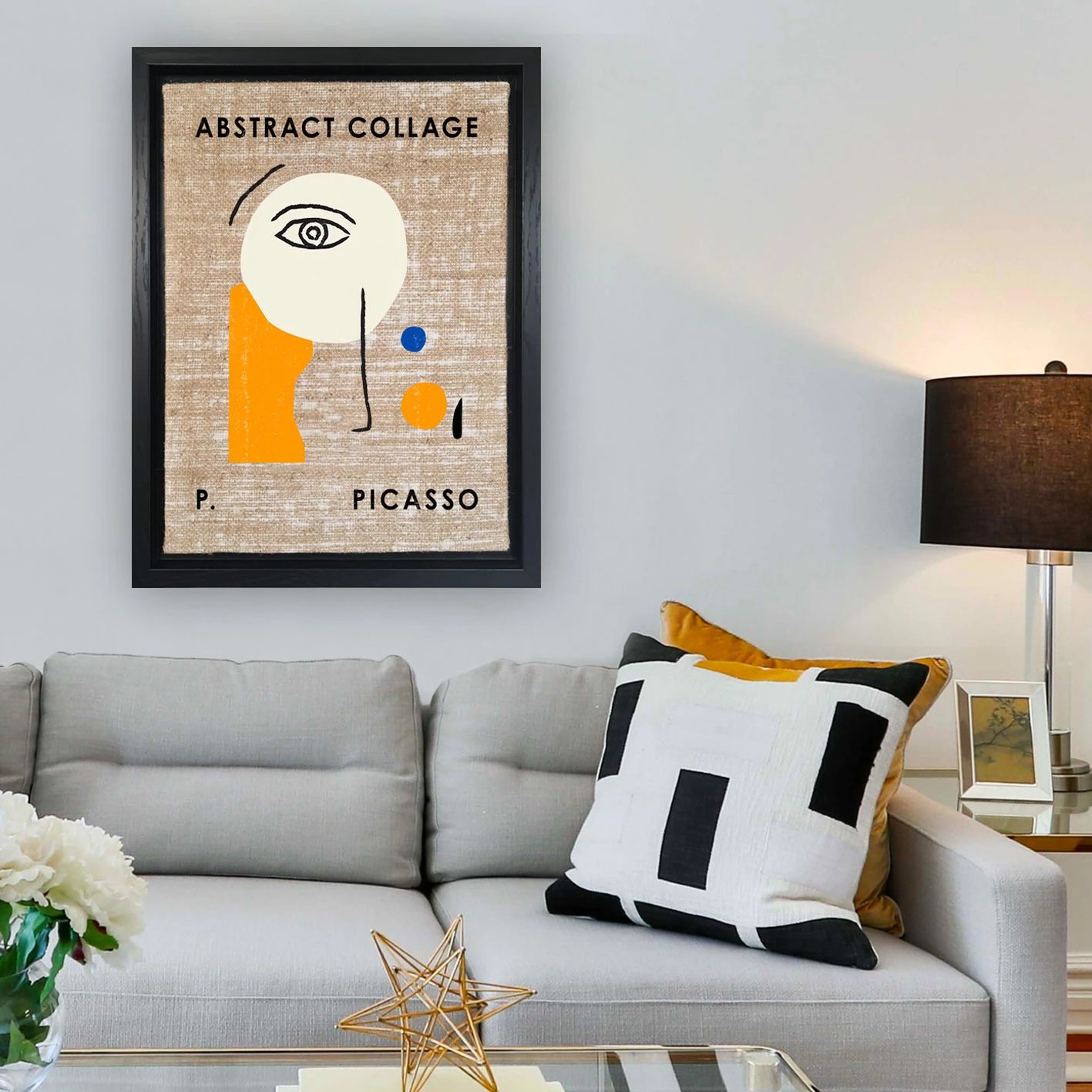 Pikturë dekorative në kanavacë, shumëngjyrëshe, Wallity LSJ51960610239, 46x66cm