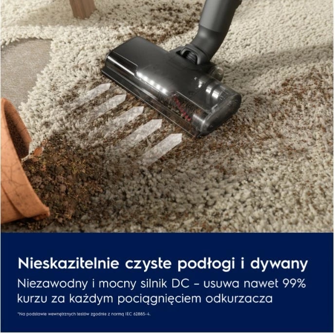 Fshesë me korrent vertikale Electrolux EP61HB21UV, pa kabllo, 0.6L, Bardhë Fshesë me korrent vertikale Electrolux EP61HB21UV, pa kabllo, 0.6L, Bardhë