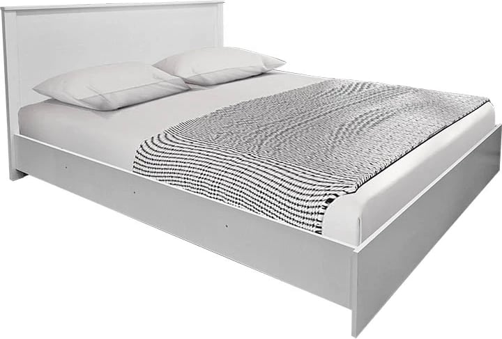 Set dhome gjumi Athos, ngjyrë e bardhë, krevat 160x200cm, set 3 pjesësh