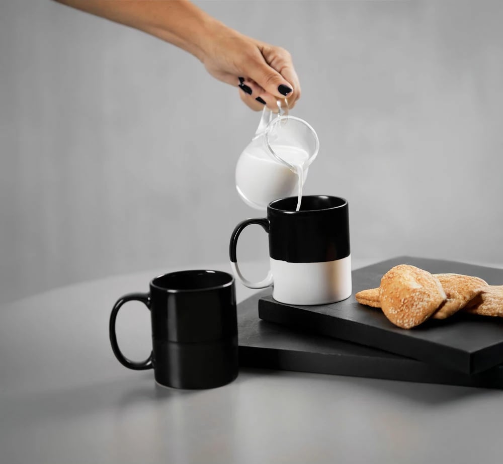 Filxhan Good Morning, New Bone China, zi-bardhë, 8x8x10cm Filxhan Good Morning, New Bone China, zi-bardhë, 8x8x10cm