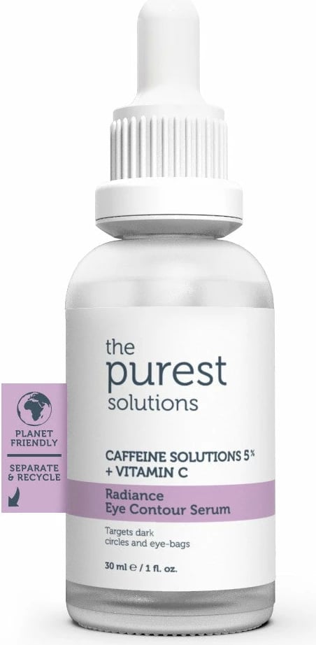 Serum për konturin e syve Radiance -The Purest Solutions Solucion kafeine 5% + vitaminë C, 30 ml