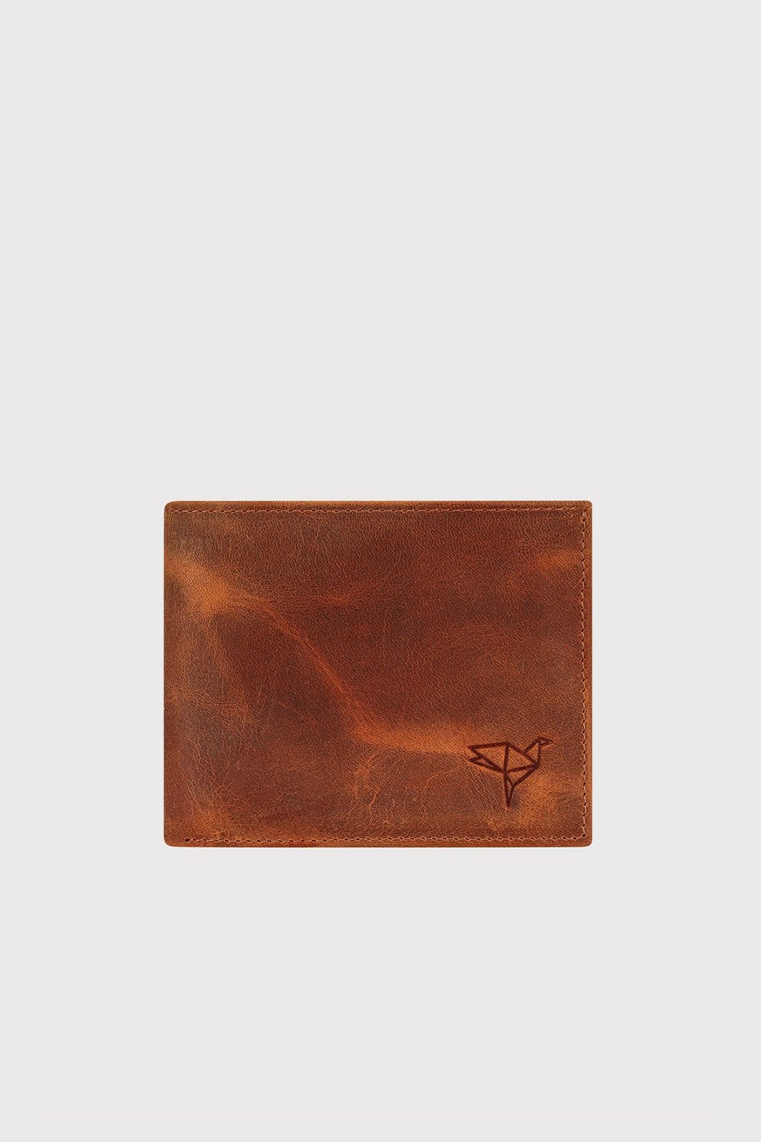 Portofol për burra, lëkurë natyrale, ngjyrë kafe, Arnold Crazy - Tan