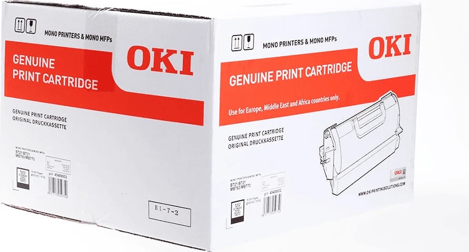 Toner OKI 45488802, 18000 faqe, standard, e zezë